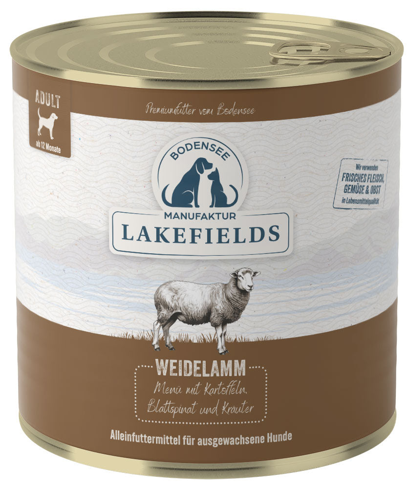 Lakefields - "Lamm - mit Kartoffeln, Blattspinat und Kräutern"