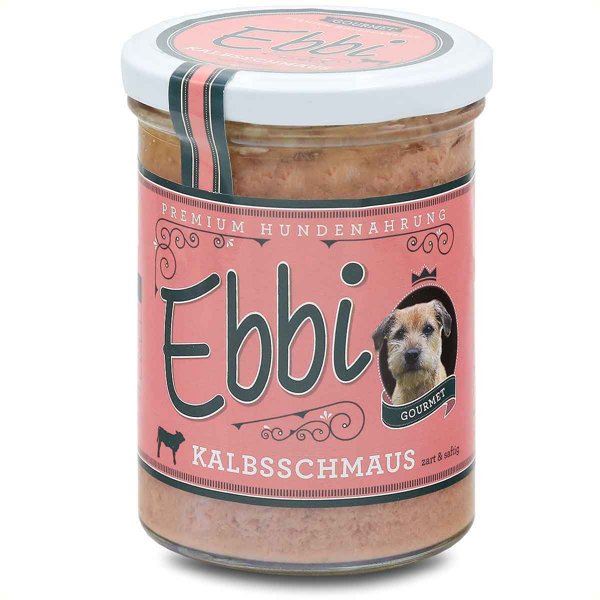 Wuff & Mau - Nassfutter Ebbi "Kalbsschmaus" 400g