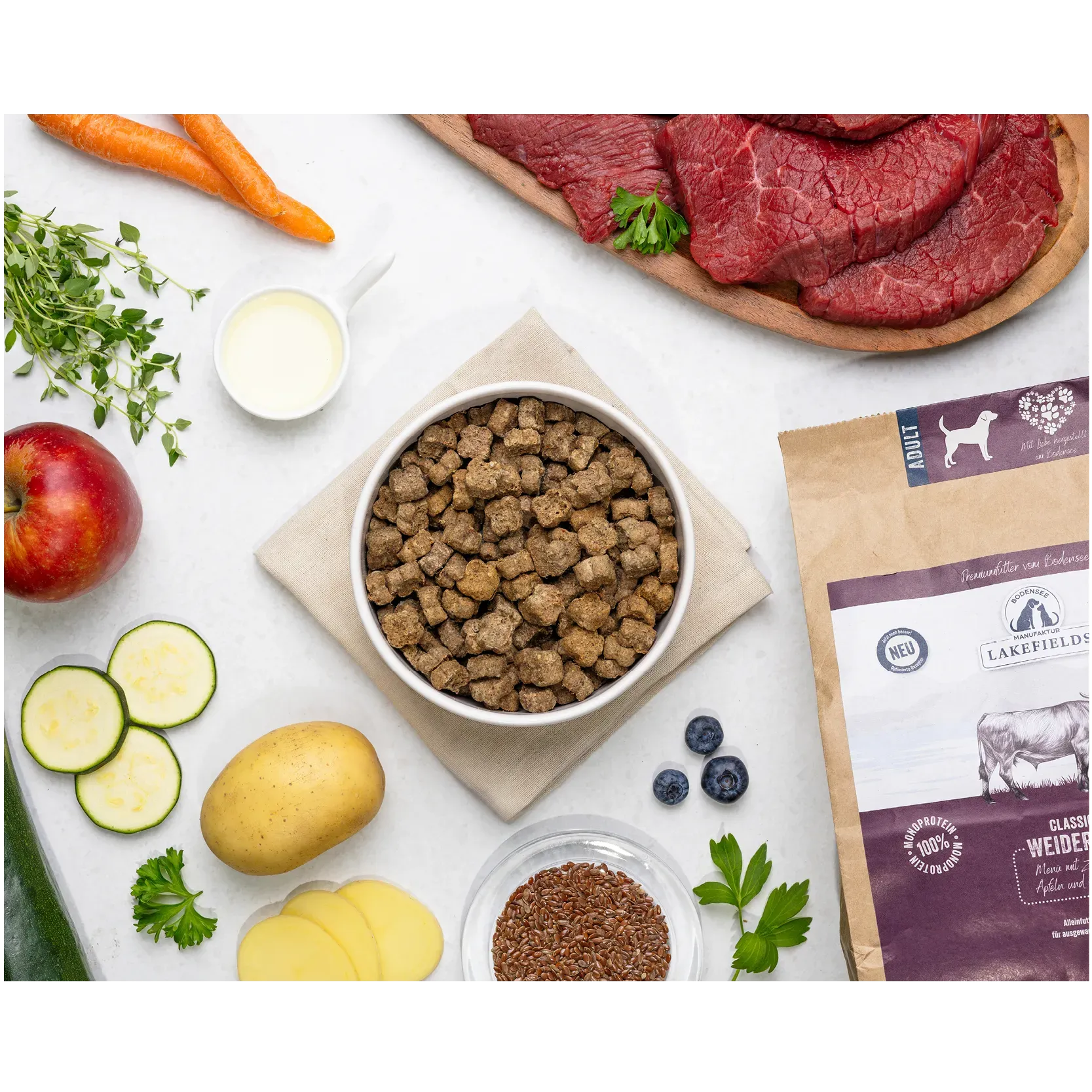 Lakefields - Trockenfutter "Weiderind" 2,5kg