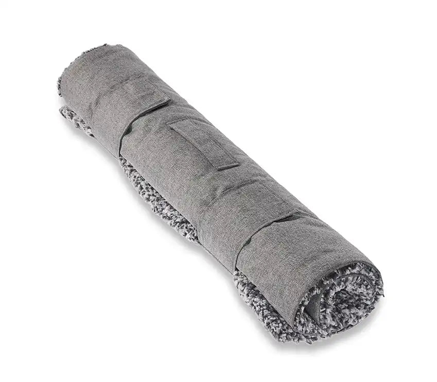 Wolters - Reisedecke "Sweet Dreams" salt/pepper 75x70cm
