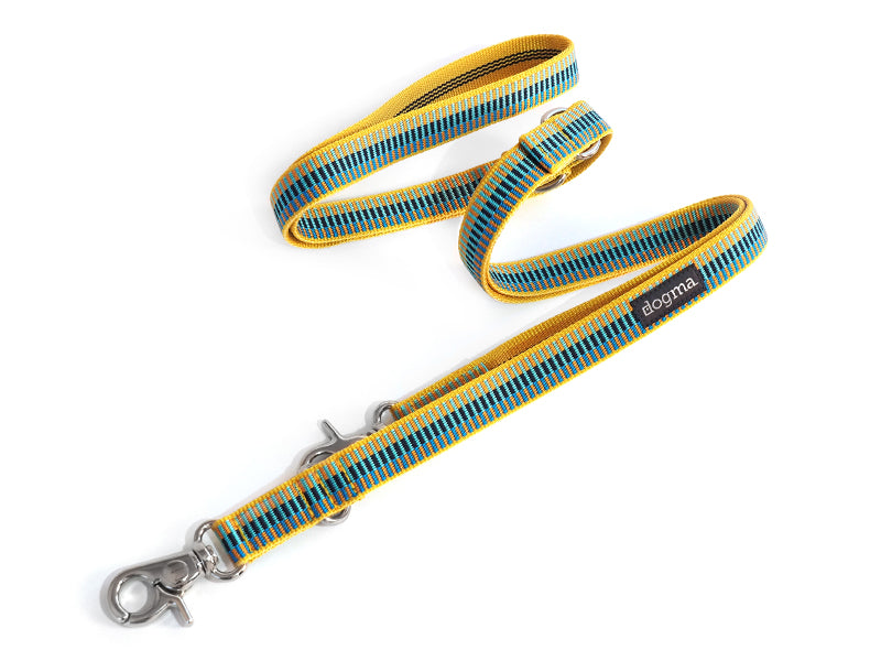 Dogma - Nylonleine "Sunny Beach - gelb" 2,5cm breit