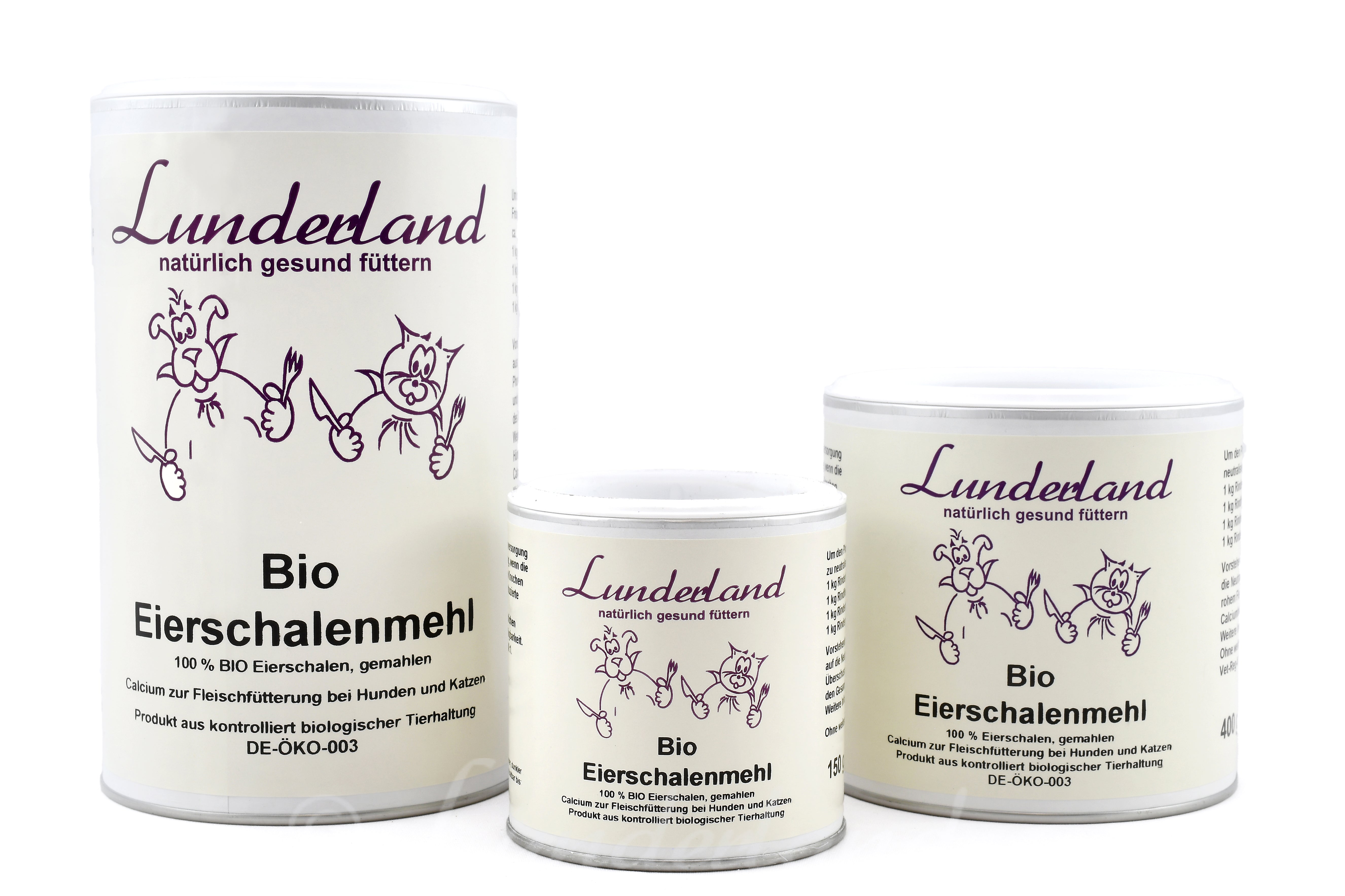 Lunderland - Bio Eierschalenmehl