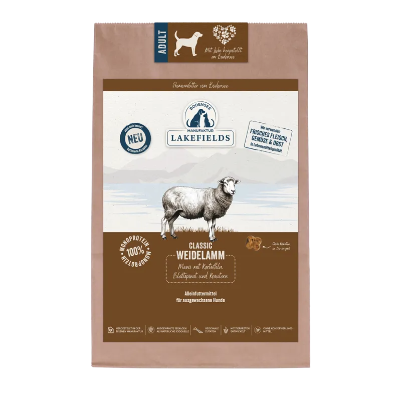 Lakefields - Trockenfutter "Weidelamm" 2,5kg