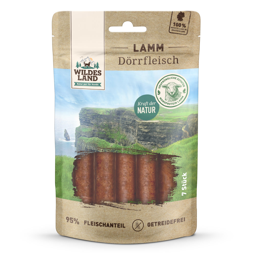 Wildes Land - Dörrfleisch "Lamm" 7er