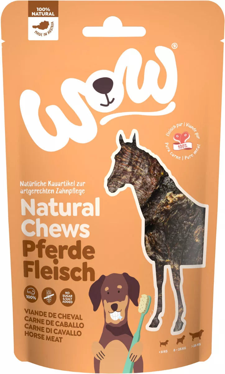 WOW - Natural Chews "Pferd" 250g