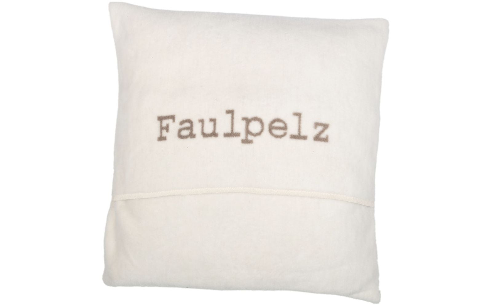 David Fussenegger's Hundekissen "Faulpelz beige" 50x50cm