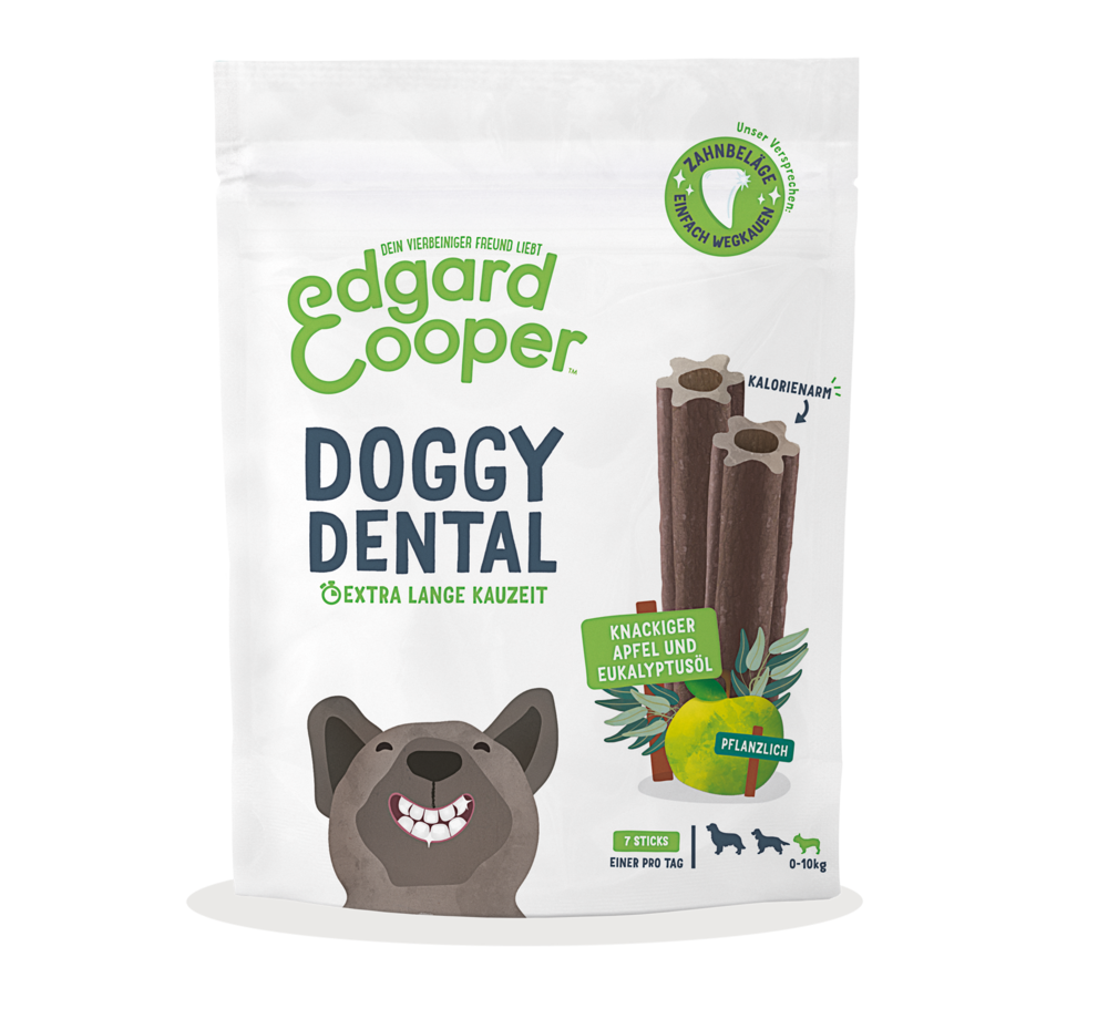Edgard & Cooper - Doggy Dental "Apfel & Eukalyptus für kleine Hunde"