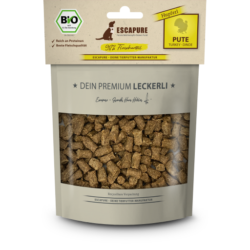ESCAPURE - "BIO Puten Hupferl" 150g