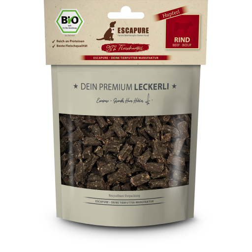 ESCAPURE - "BIO Rinder Hupferl" 150g