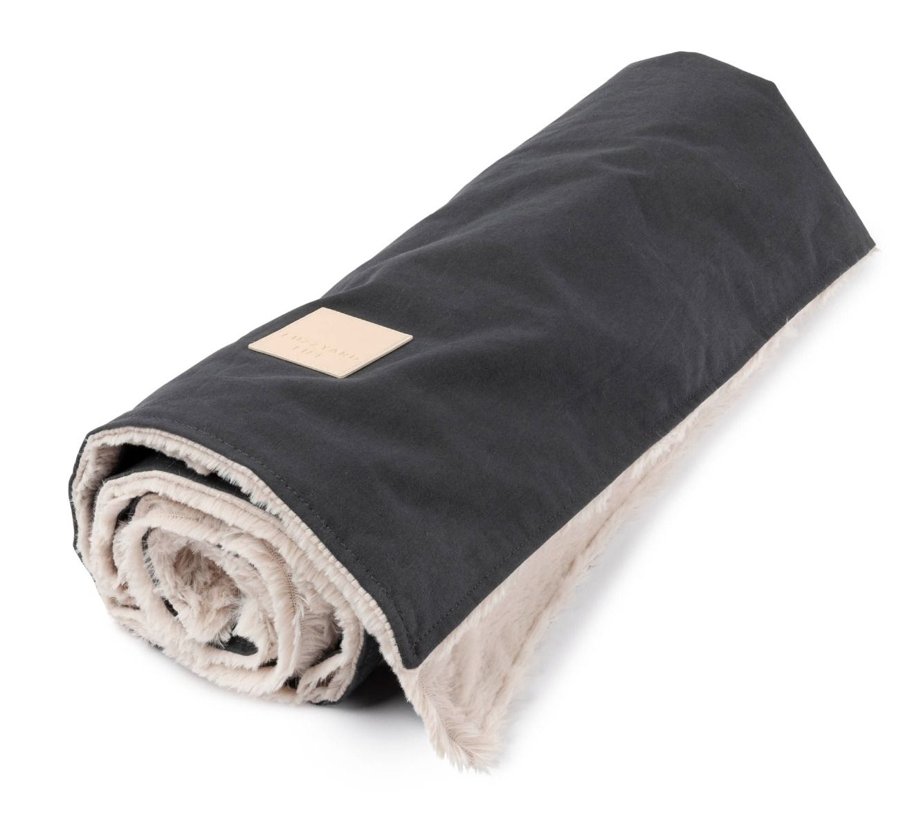Fuzzyard - Reversible Blanket in slate grey L