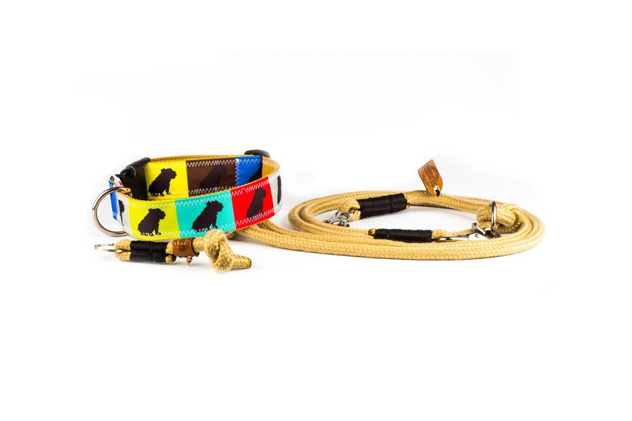 STUDIO AM MEER -  Surfsegel Halsband "S - English Bulldog"