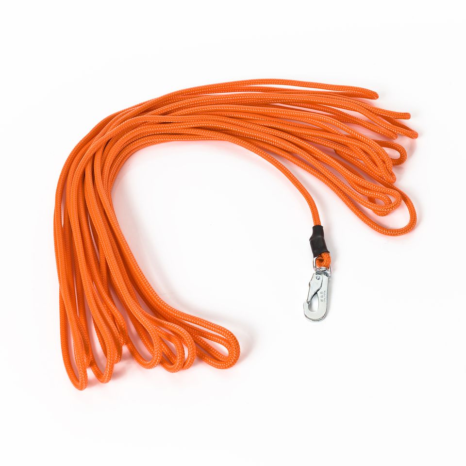Schleppleine - "lütt" in orange